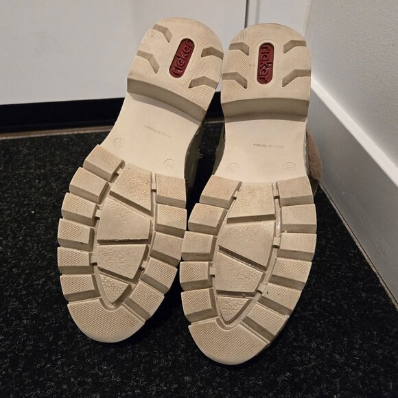 Rieker Fall/Winter Green Lace Up Ankle Boot - Womens 8 - Picture 4 of 9